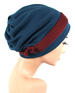 weiche Mütze bei Haarausfall wegen Chemotherapie